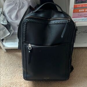 Calpak Black laptop Backpack